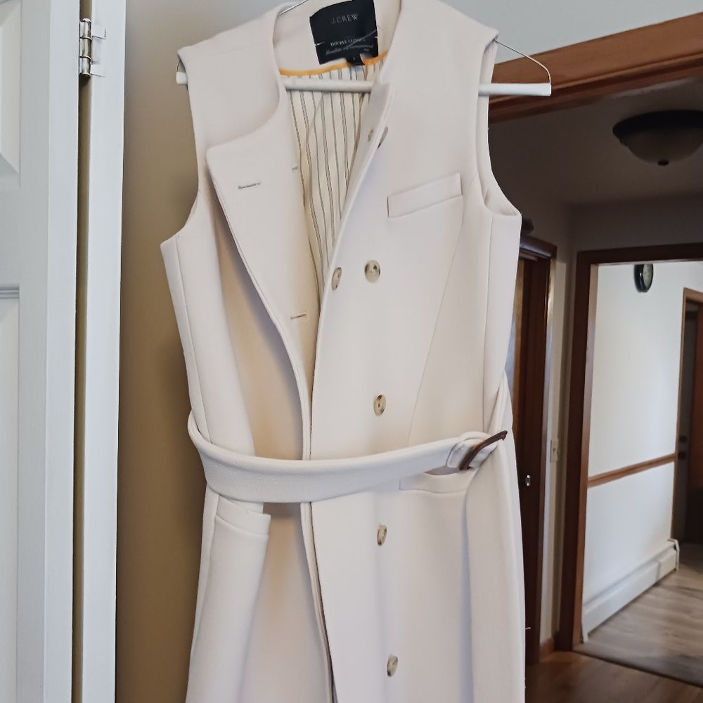 J crew double cloth vest